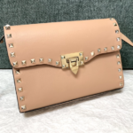 Valentino Messenger Falling Pattern Bag - Apricot