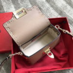 Valentino Garavani Rockstud Crossbody Handbag - Nude Powder - Image 3