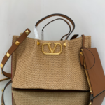 Valentino Raffia Large Bag - Brown