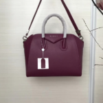 Givenchy G Vanchy Goatskin Antigona Large Handbag - Purple