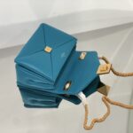 Valentino Liustud Tofu Bag - Blue - Image 2