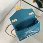 Valentino Liustud Tofu Bag - Blue - Image 6