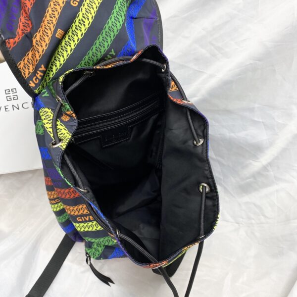Givenchy Chaine Multi-color Printing Backpack - Image 2