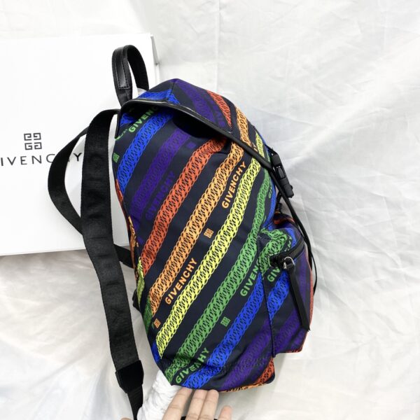 Givenchy Chaine Multi-color Printing Backpack - Image 5