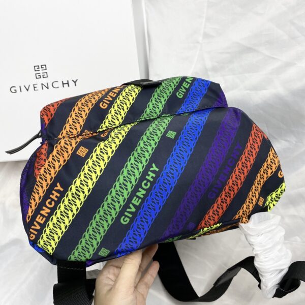 Givenchy Chaine Multi-color Printing Backpack - Image 3