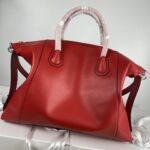 Givenchy Houndstooth Antigona Small Handbag - Red - Image 4