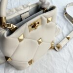 Valentino Big Nail Series Bucket Bag - White - Image 2