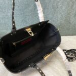 Valentino Rockstud Medium Handbag - Black - Image 3