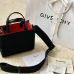 Givenchy Mini G Canvas Small Tote Bag - Black - Image 5