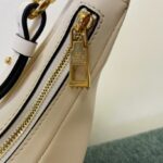 Valentino Studsign Calfskin Hobo Handbag - White - Image 2