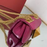 Valentino Garavani One Stud Soft Mini Chain Handbag - Pink - Image 4