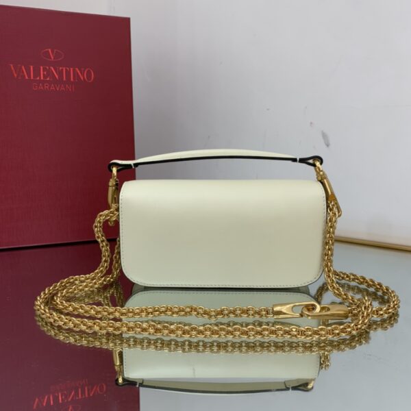 Valentino Garavani Mini Loo Calfskin Handbag - White - Image 2