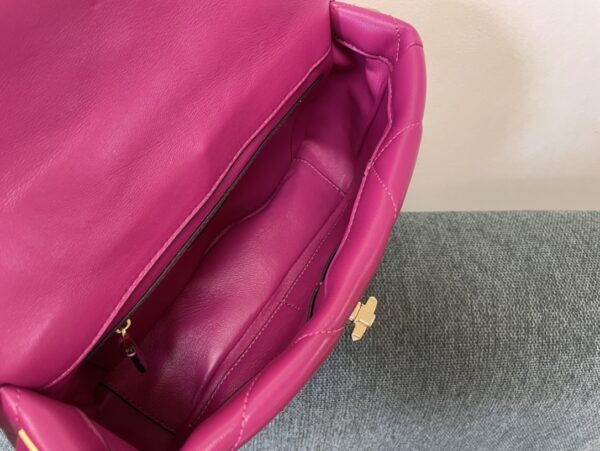 Valentino Enamel Small Stud Bag - Pink - Image 4