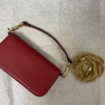 Valentino Garavani Miniloc Calfskin Bag - Red - Image 5