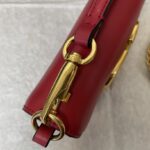 Valentino Garavani Miniloc Calfskin Bag - Red - Image 4