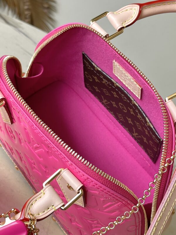 Louis Vuitton Alma BB Handbag -  Rose Red - Image 5