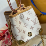 Louis Vuitton  Mini Bucket Bag - White Flower