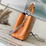 Louis Vuitton Orange Small Crocodile Handbag - Image 3