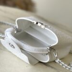 Louis Vuitton Noble Crocodile  White Super Small Handbag - Image 5