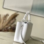 Louis Vuitton Capucines Small Handbag - White - Image 4