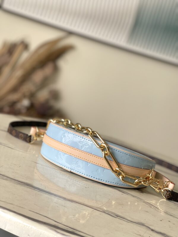 Louis Vuitton Croissant Small Handbag - Blue - Image 3
