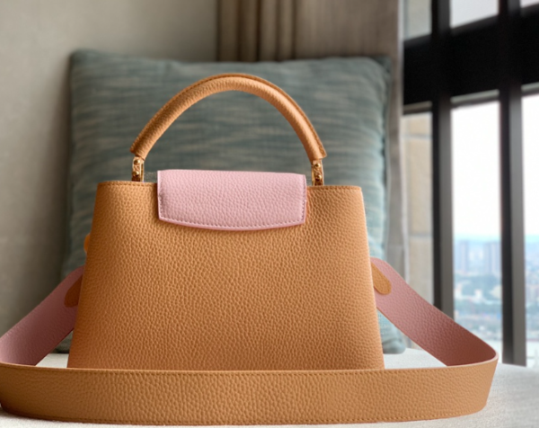 Louis Vuitton Taurillon Leather Capucines BB Medium Bag -  Brown - Image 5