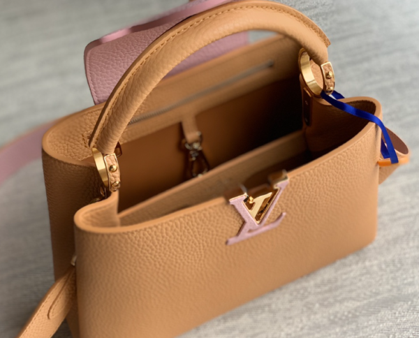Louis Vuitton Taurillon Leather Capucines BB Medium Bag -  Brown - Image 3